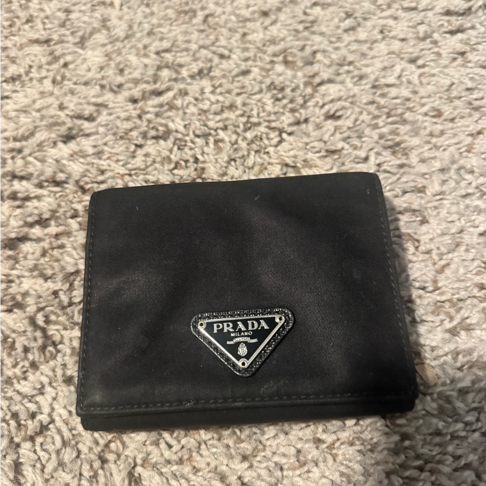 Prada Elegant Black Key & Card Holder